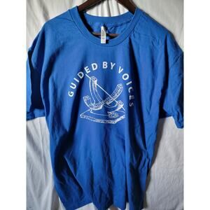 Guided by Voices band   t shirt size  xl blue